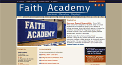 Desktop Screenshot of faithacademyvictoria.com